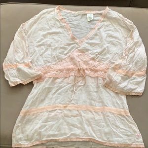 Roxy Cotton Boho Tunic Top